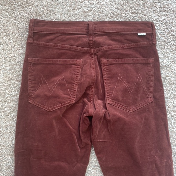 The Rider Burgundy High-Waisted Ankle Jean - Picture 5 of 10